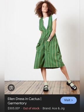 Ace & Jig Ellen Dress. Cactus- Large